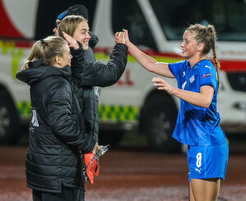 Myndaveisla frá stórsigri Íslands gegn Lettlandi