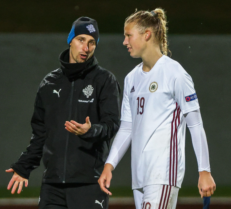 Myndaveisla frá stórsigri Íslands gegn Lettlandi