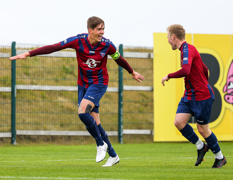 Konráð Freyr Sigurðsson í leik í fyrra