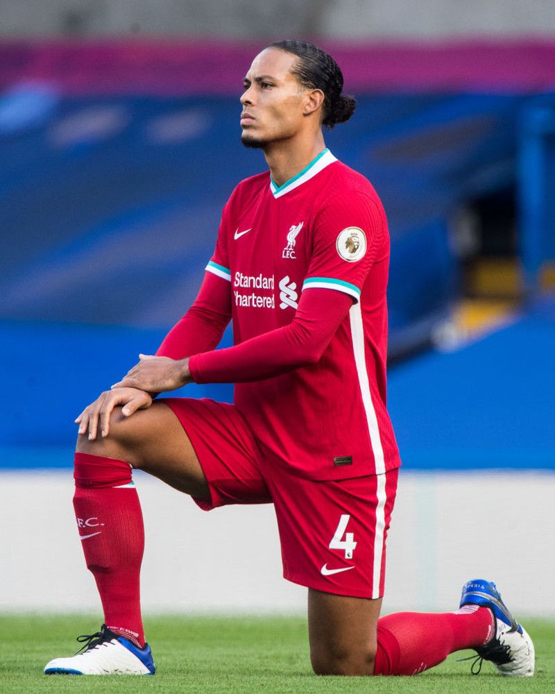 Virgil van Dijk er á meiðslalistanum hjá Liverpool.
