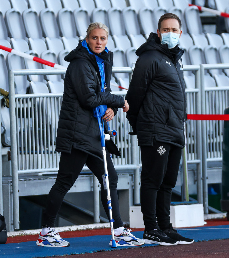 Myndaveisla frá jafntefli Íslands gegn Svíþjóð