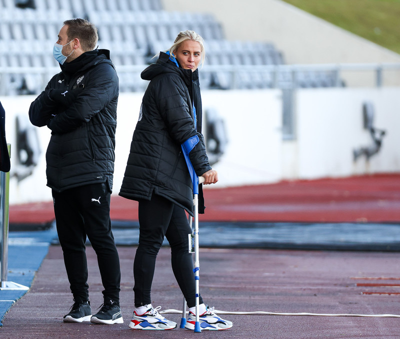 Myndaveisla frá jafntefli Íslands gegn Svíþjóð