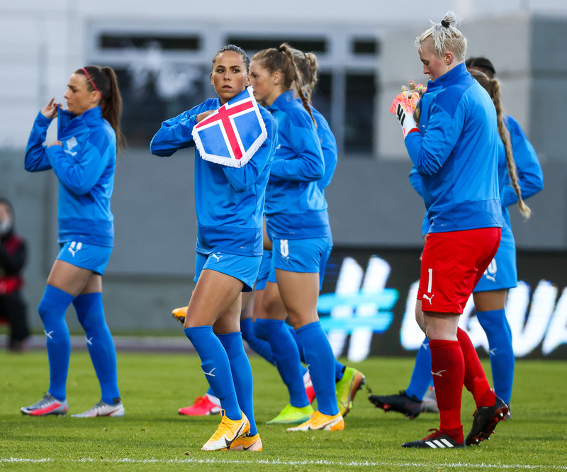 Myndaveisla frá jafntefli Íslands gegn Svíþjóð