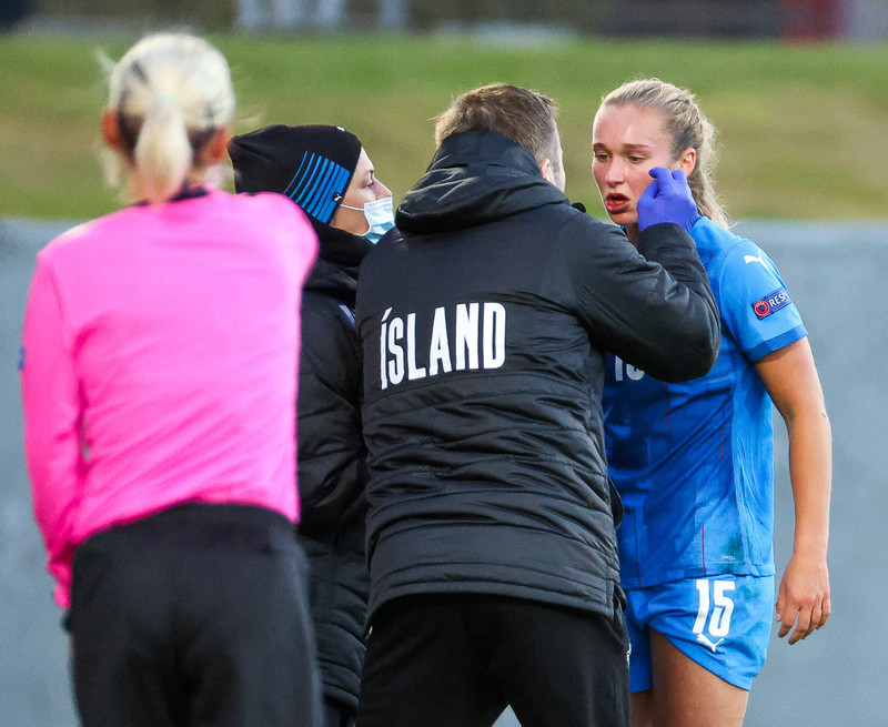 Myndaveisla frá jafntefli Íslands gegn Svíþjóð