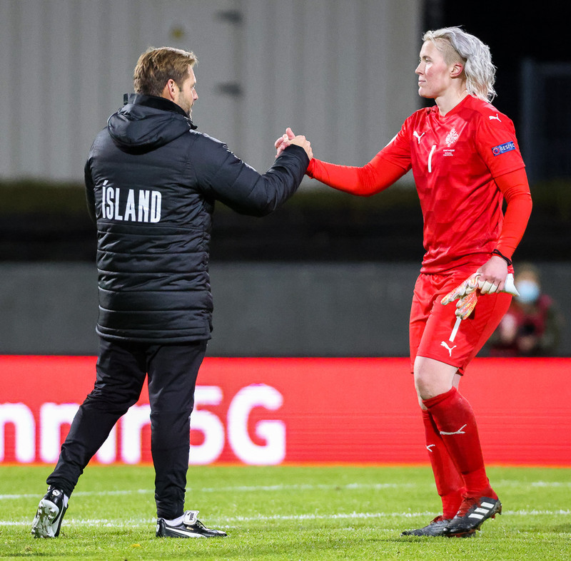 Myndaveisla frá jafntefli Íslands gegn Svíþjóð