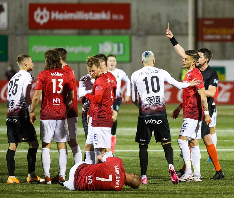 Myndaveisla: Jafntefli í stórleik Vals og Breiðabiiks