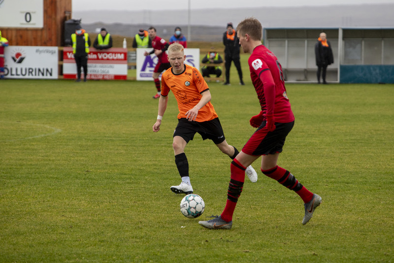 Myndaveisla: Þróttur Vogum vann toppslaginn við Kórdrengi