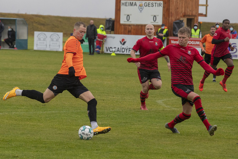 Myndaveisla: Þróttur Vogum vann toppslaginn við Kórdrengi