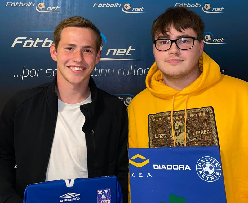 Alex Þór Hauksson og Magnús Hólm Einarsson.