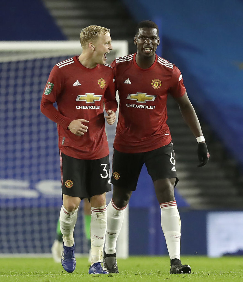 Þessir tveir byrja fyrir Manchester United.
