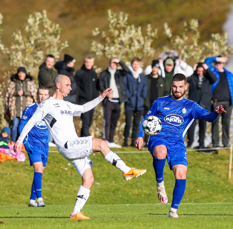 Myndaveisla: KFS í 3. deildina eftir sigur á Hamri