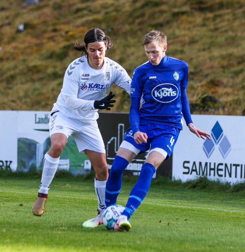 Myndaveisla: KFS í 3. deildina eftir sigur á Hamri
