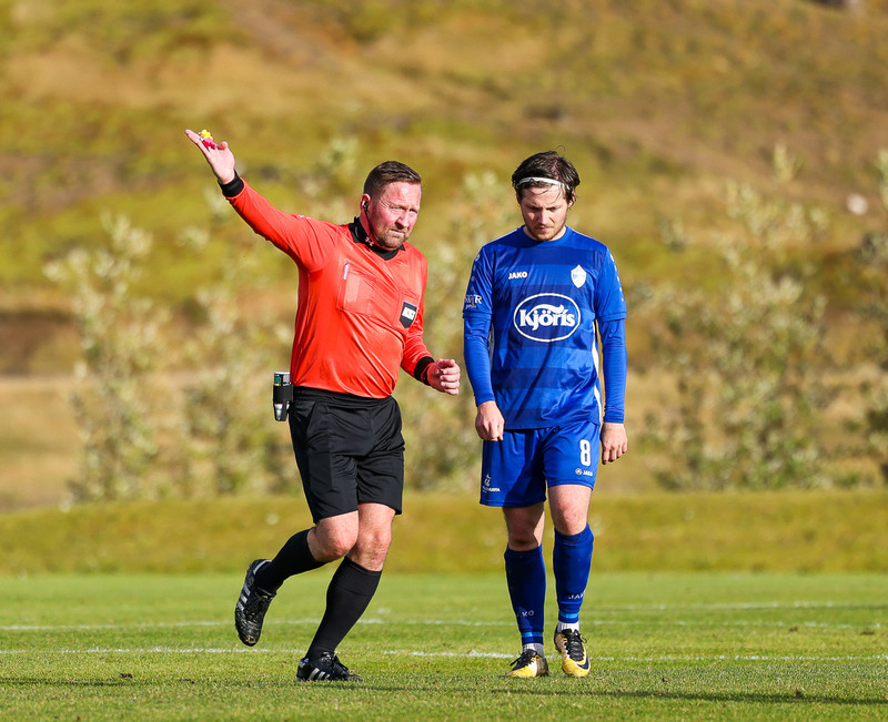 Myndaveisla: KFS í 3. deildina eftir sigur á Hamri
