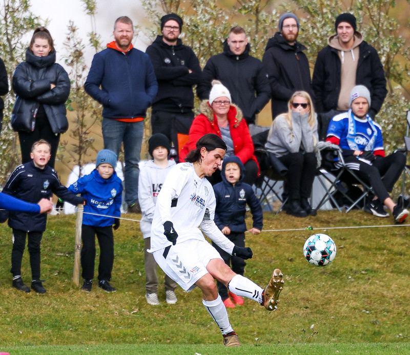 Myndaveisla: KFS í 3. deildina eftir sigur á Hamri