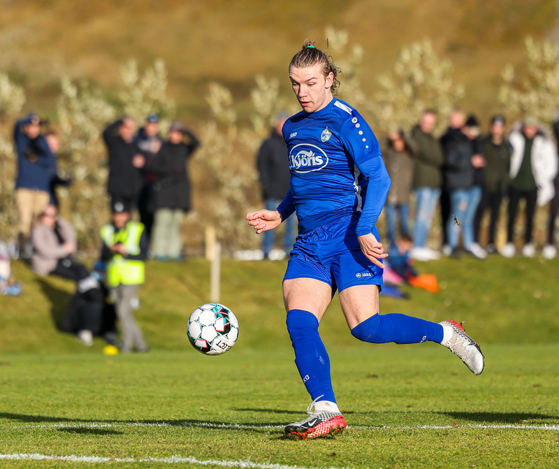 Myndaveisla: KFS í 3. deildina eftir sigur á Hamri