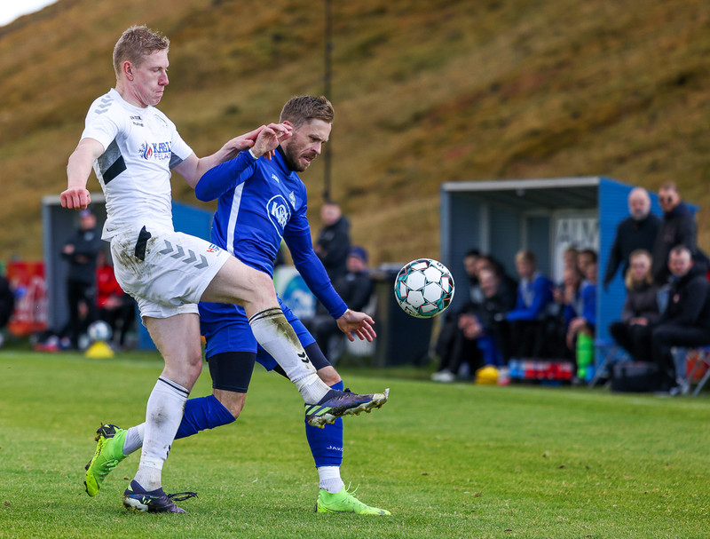Myndaveisla: KFS í 3. deildina eftir sigur á Hamri