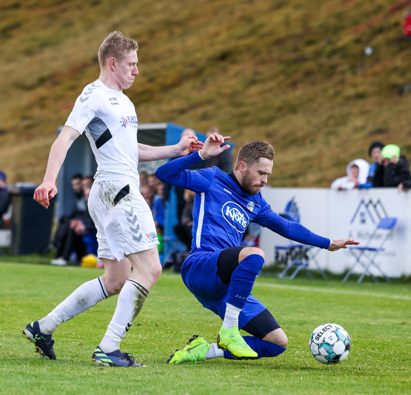 Myndaveisla: KFS í 3. deildina eftir sigur á Hamri