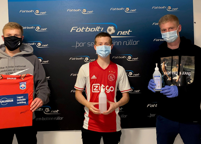 Arnór Gauti, Arnar Laufdal og Róbert Orri.