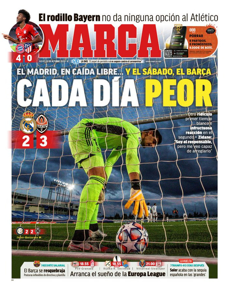 Forsíða Marca.