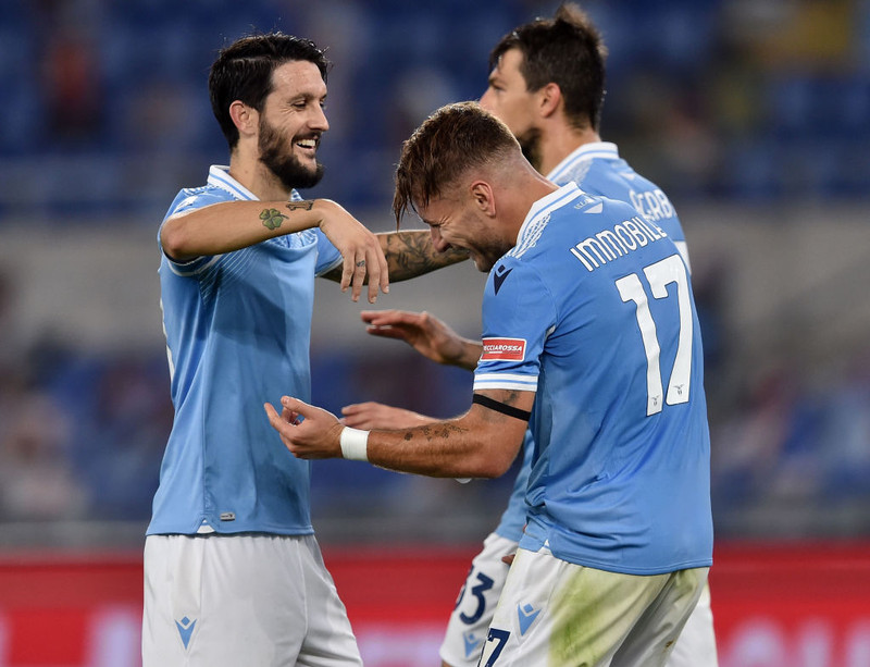 Alberto og Immobile gátu fagnað í kvöld.