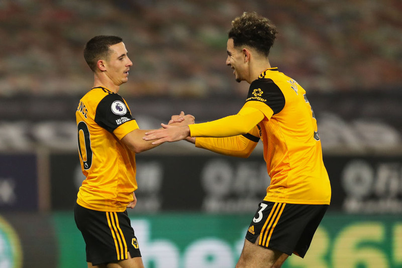 Daniel Podence og Rayan Ait-Nouri sáu um Everton