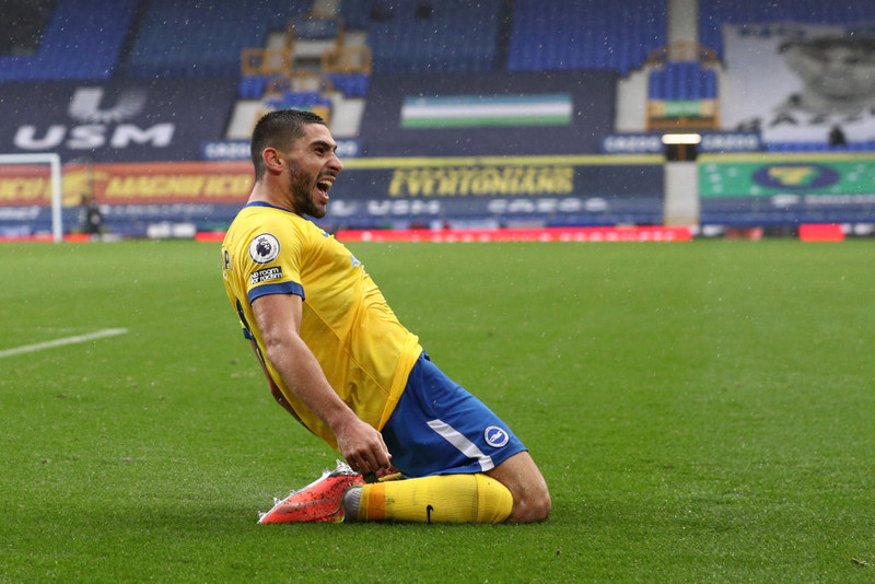<b>6. Neal Maupay, Brighton</b> - Hefur verið gríðarlega drjúgur fyrir Brighton liðið.