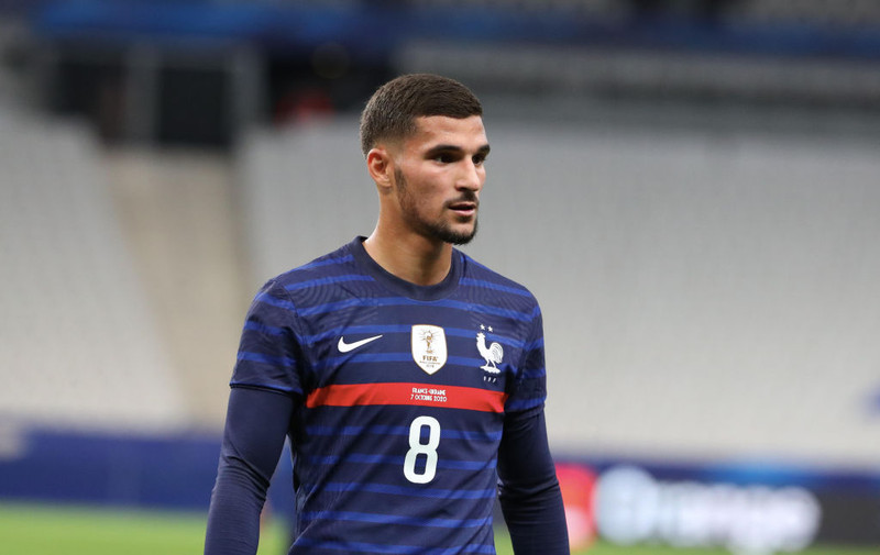 Aouar í búningi franska landsliðsins