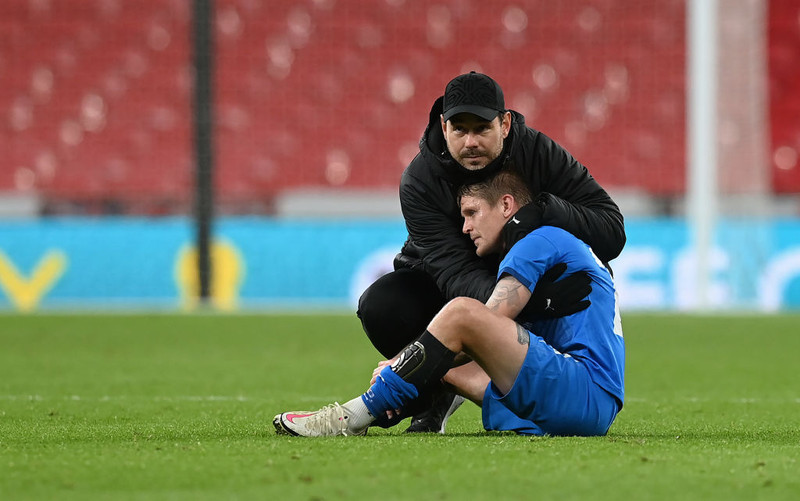 Myndir: Ari grét á Wembley eftir leik - Síðasti landsleikurinn?