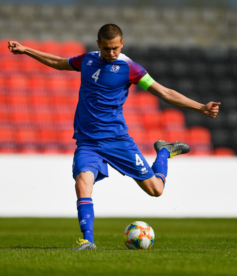 Fyrirliði U17 á sínum tíma