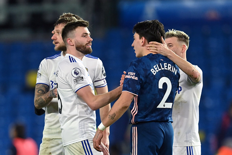 England: Leeds átti 25 marktilraunir en náði ekki að vinna Arsenal