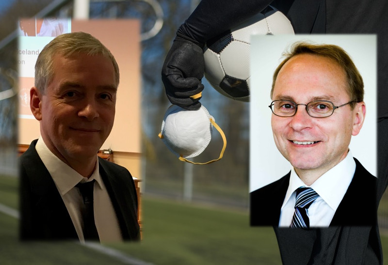 Davíð O. Arnar og Runólfur Pálsson.