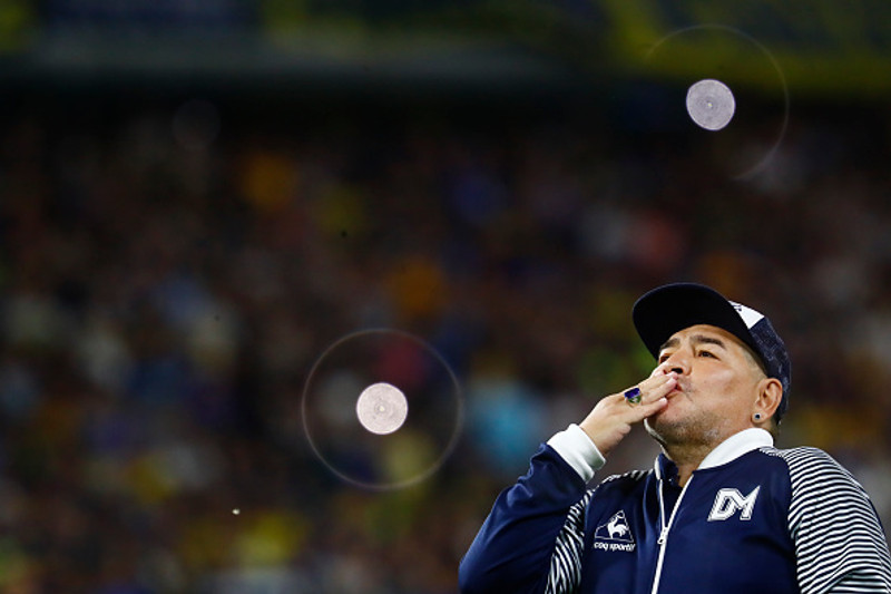 Margir minnast Maradona