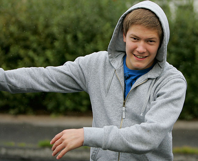 Haukur Heiðar lék sína fyrstu leiki með KA tímabilið 2008.