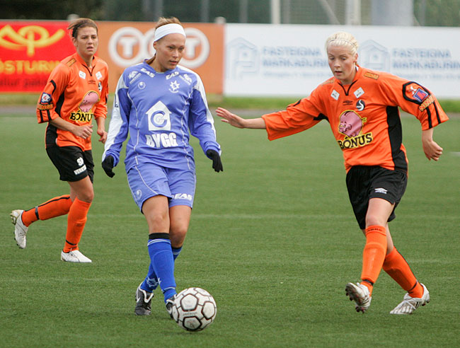 Laufey Björnsdóttir (til hægri) var best.