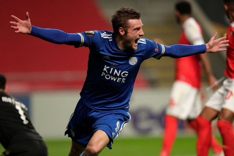 Jamie Vardy á 34 ára afmæli í dag.