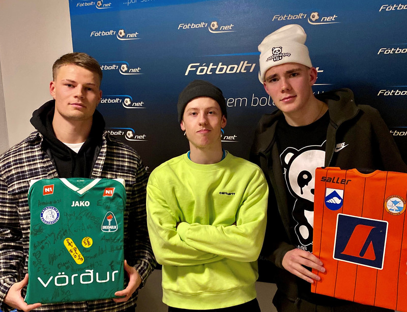 Davíð Ingvars, Arnar Laufdal og Brynjólfur Andersen.