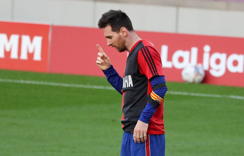 Myndir: Messi fagnaði í treyju Newell's Old Boys