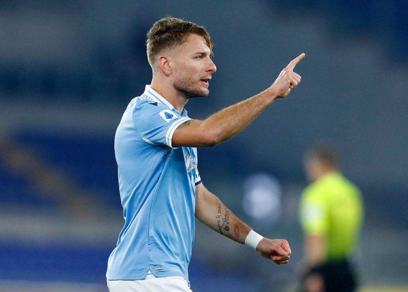Ciro Immobile gerði sigurmark Lazio