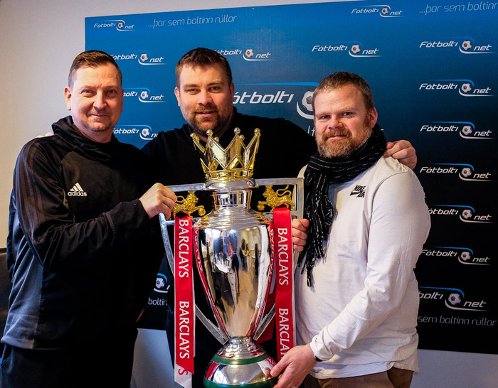 Sigursteinn Brynjólfsson, Einar Matthías Kristjánsson og Magnús Þór Jónsson.