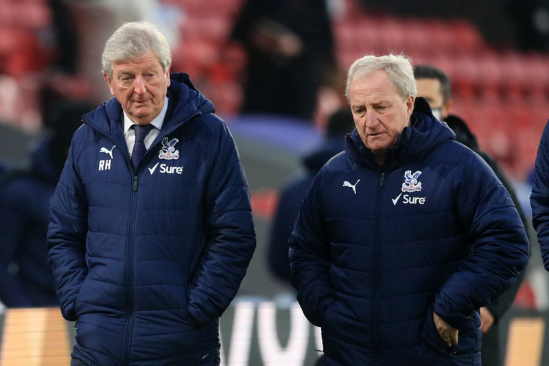 Roy Hodgson og aðstoðarmaður hans, Ray Lewington.