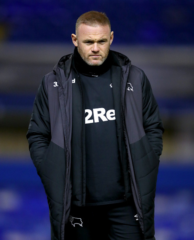 Wayne Rooney er stjóri Derby.