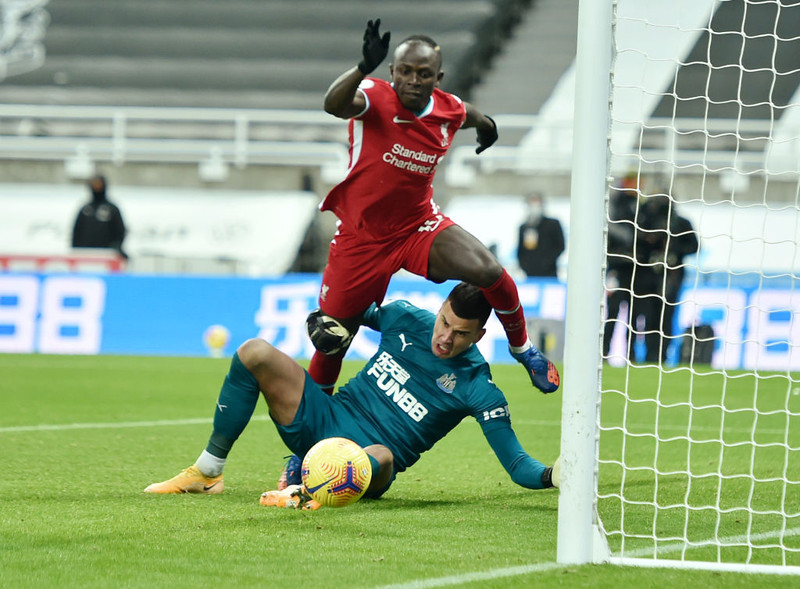 Darlow gegn Sadio Mane fyrir tveimur árum.