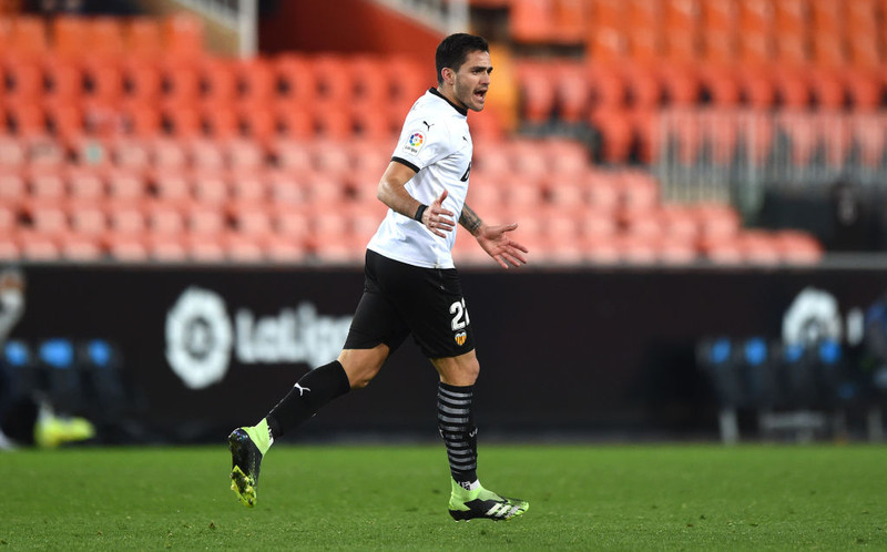Maxi Gomez skoraði fyrir Valencia