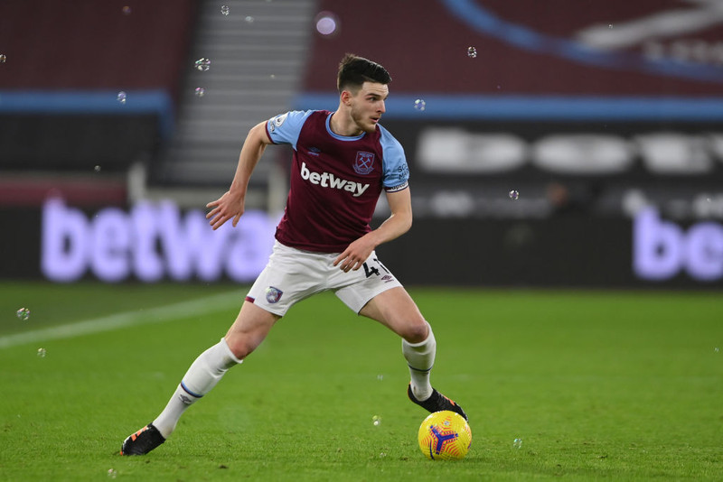 Declan Rice (West Ham) - Var öflugur í sigrinum á Tottenham.