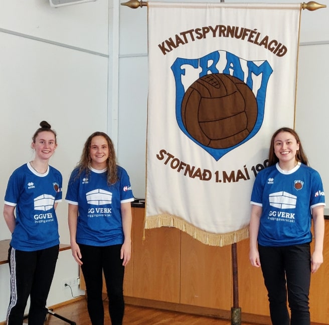 Lára, Halla og Ásta.