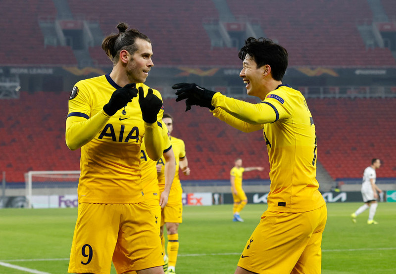 Gareth Bale var öflugur í fyrri leiknum gegn Wolfsberger
