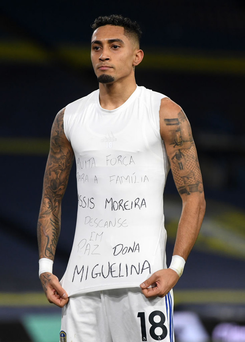 Raphinha tileinkaði markið Ronaldinho og fjölskyldu hans