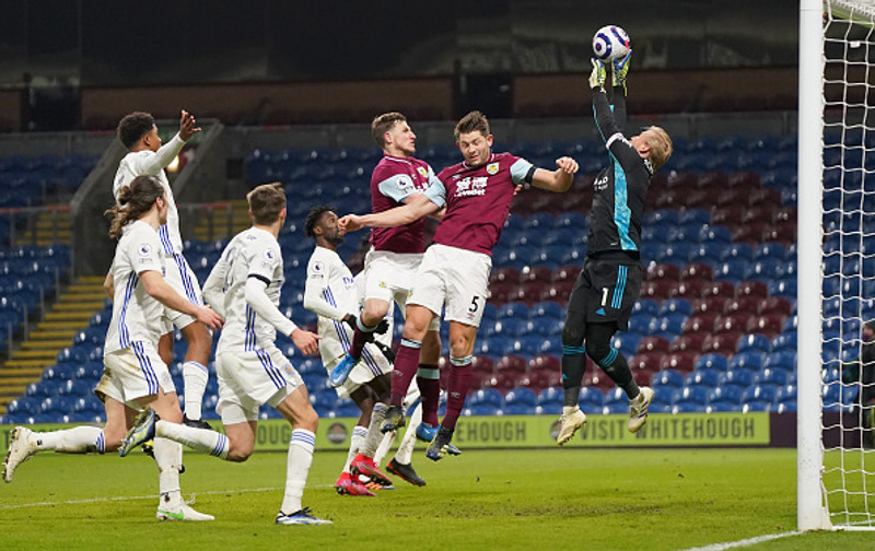Úr leik Burnley og Leicester.