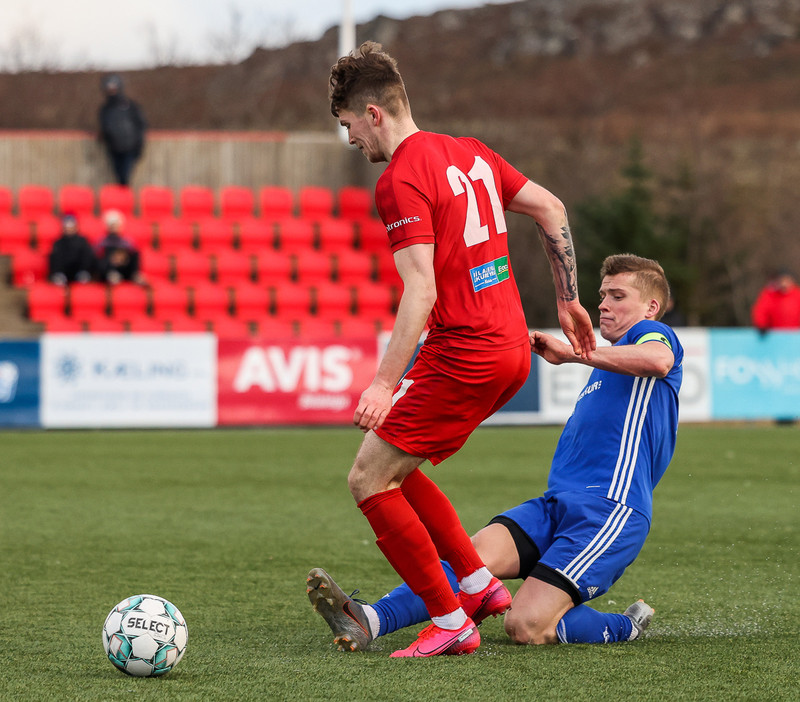Myndaveisla: Haukar unnu Víði
