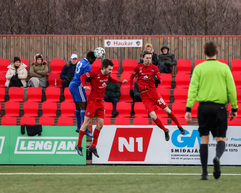 Myndaveisla: Haukar unnu Víði